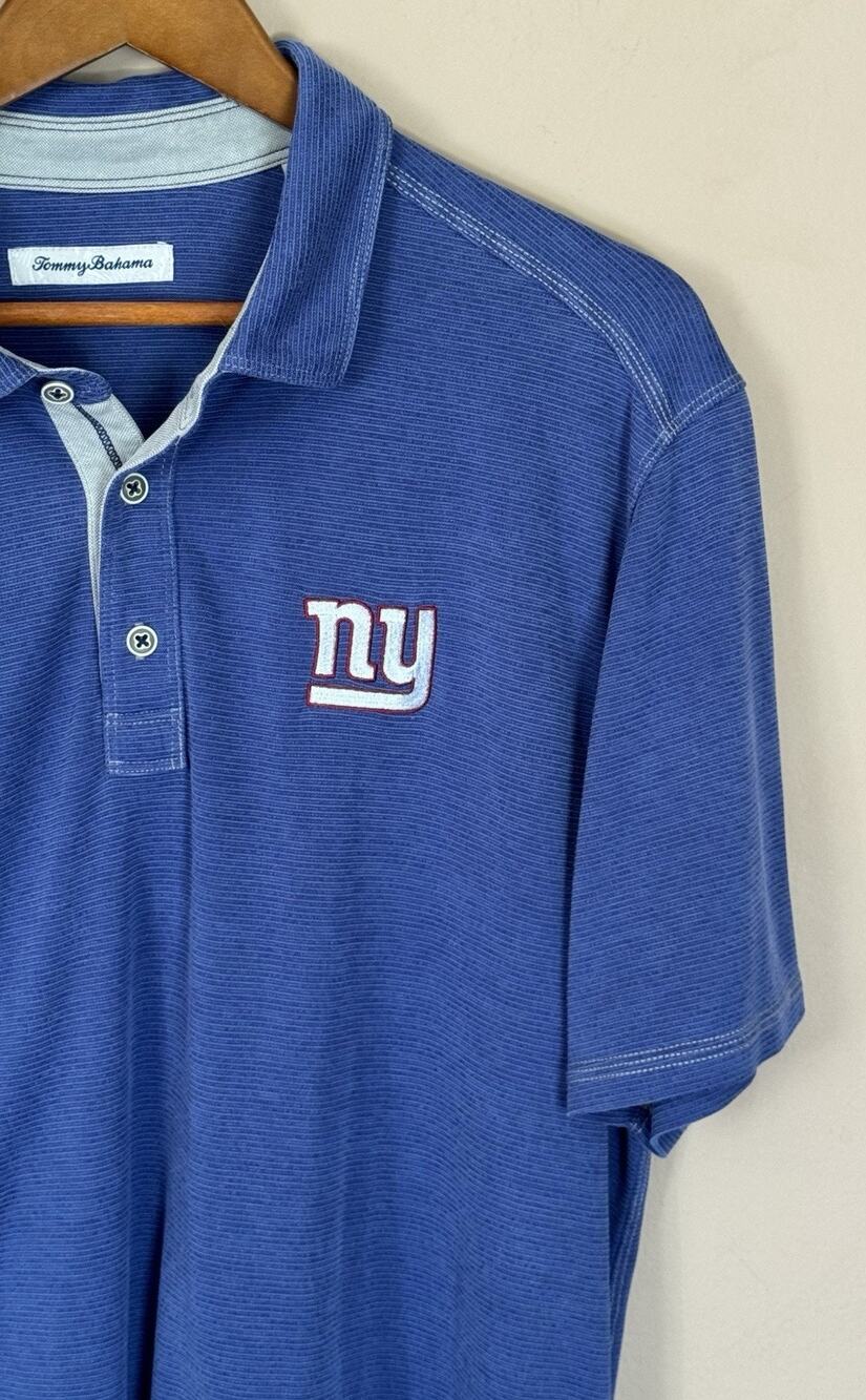 Tommy Bahama New York Giants Blue Polo NFL XL